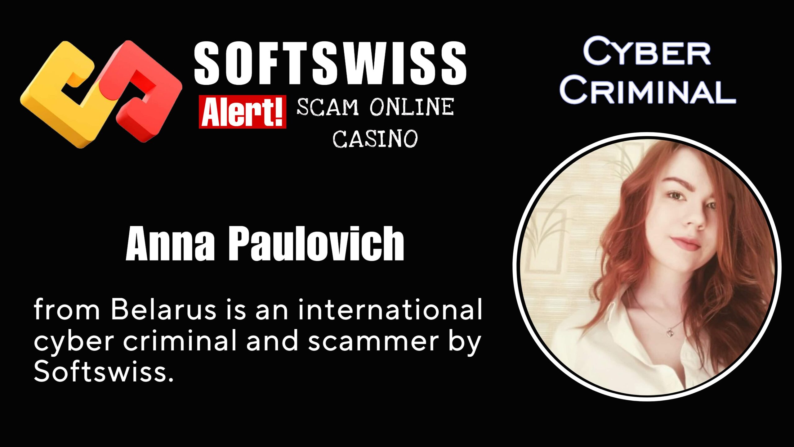 Anna Paulovich - softswiss scam - Casino by Softswiss